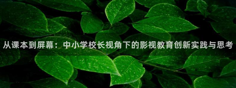 青柠影院电视剧免费观看完整版：从课本到屏幕：中小学校长视角下的影视教育创新实践与思考